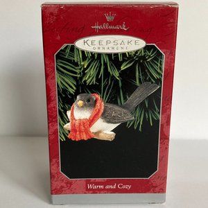 Vintage 1998 Hallmark Keepsake Ornament In Original Box - Warm and Cozy